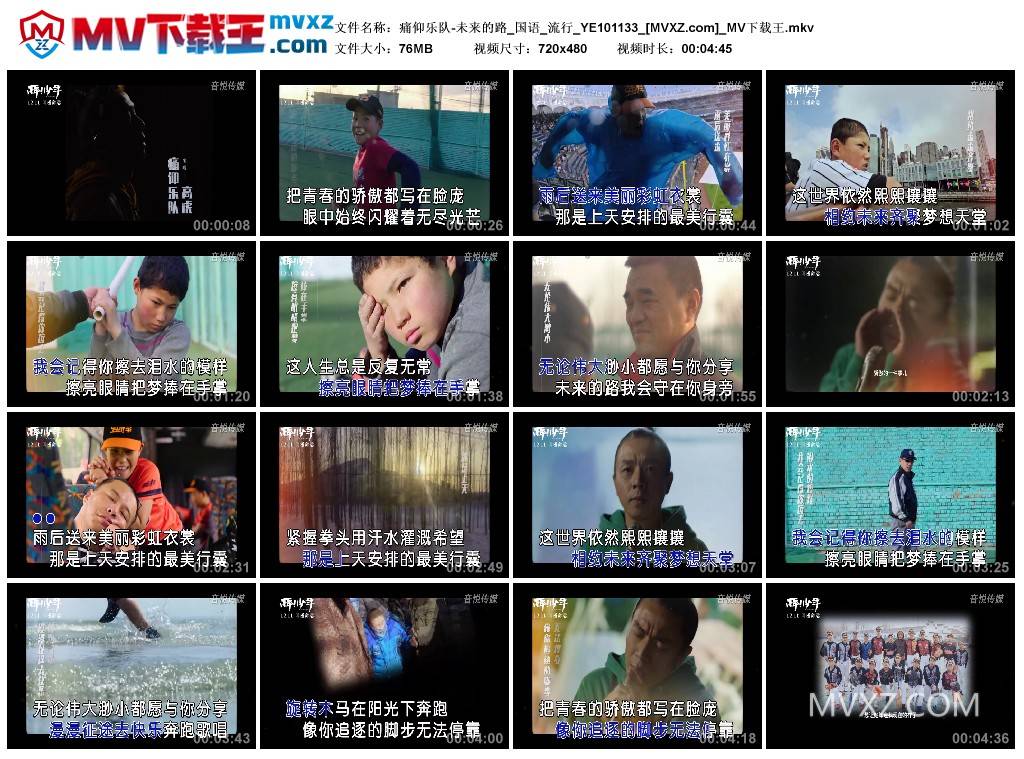 痛仰乐队-未来的路_国语_流行_YE101133
